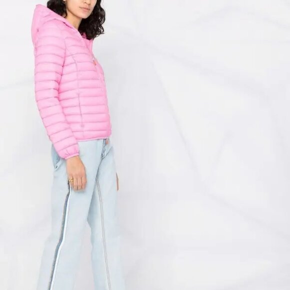 Save The Duck | Daisy Padded Jacket In Aurora Pink - Picture 14 of 16